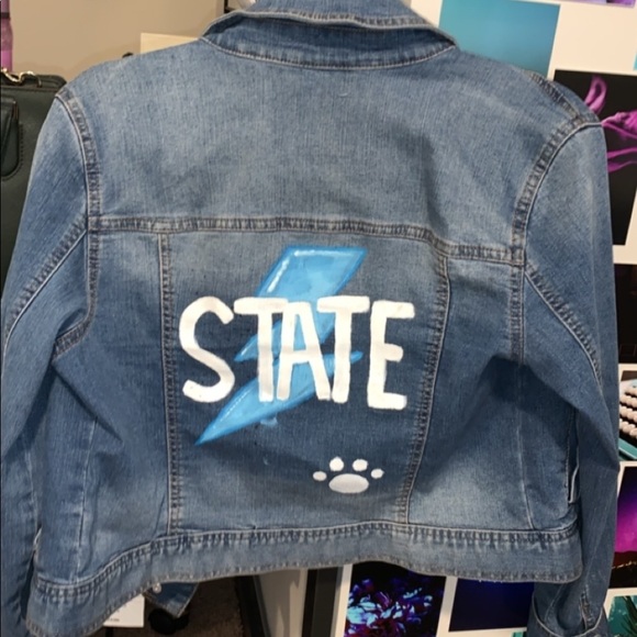 penn state jean jacket